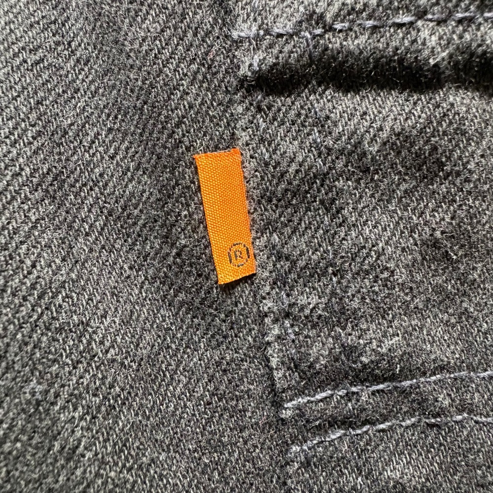 Vintage 90s Levis 550 Black Relaxed Fit Jeans Mens 38x32 Orange Tab Made in USA - Picture 5 of 16